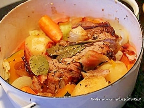 豚肉と野菜のオーブン蒸し焼き